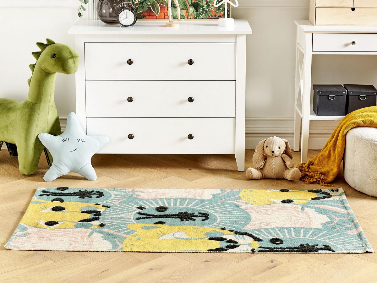 KURZFLOR-KINDERTEPPICH Tutut 150/80 cm - Multicolor, Textil (80/150cm) - Beliani