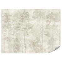 FOTOTAPETE für Wohnzimmer Boho Wald Bäume Beton Abstrakt Vintage Beige 250x175 - Beige/Braun, Papier (250/175cm) - Muralo