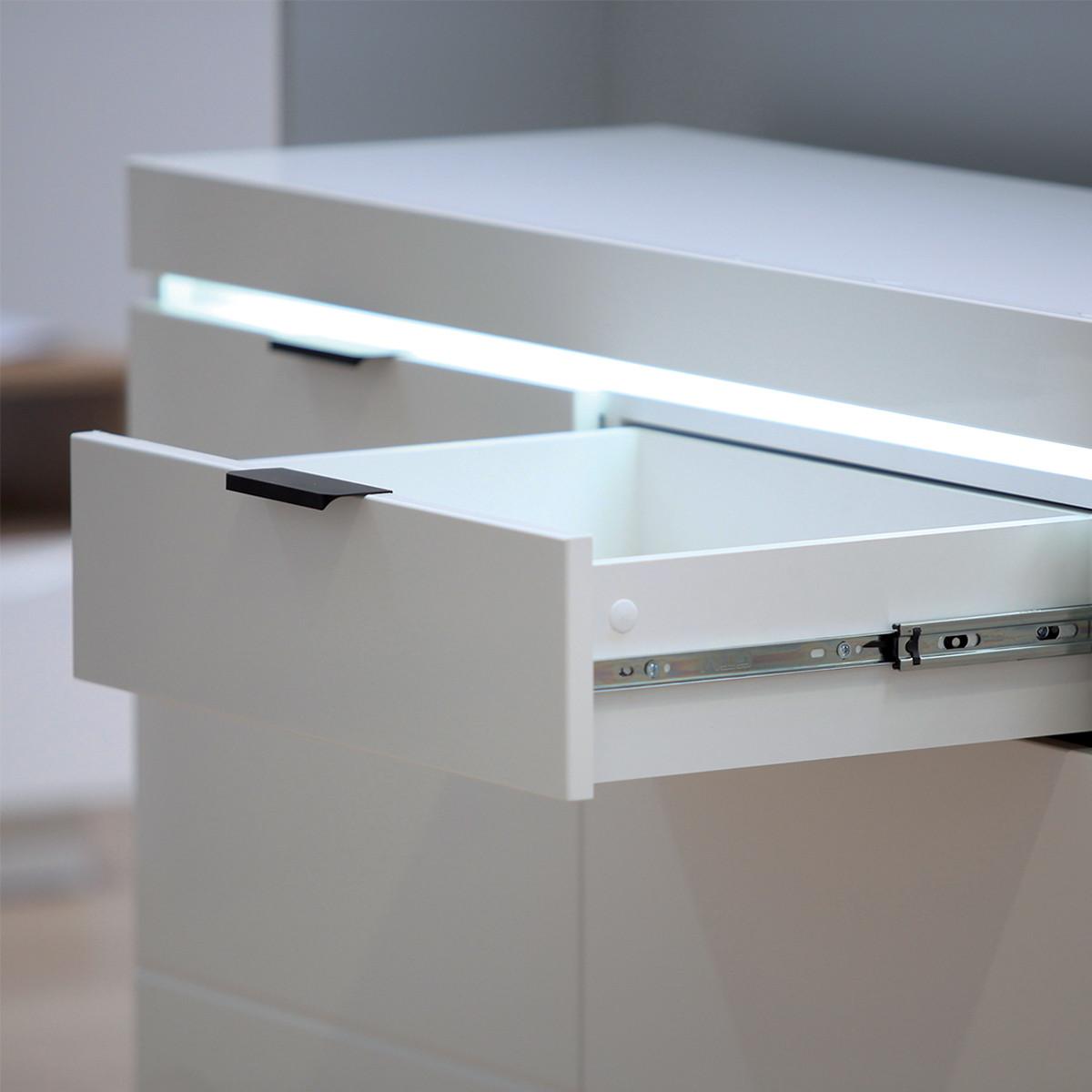 SIDEBOARD Ruben Weiß - Weiß, Holzwerkstoff (105/90/40cm) - Petits-meubles