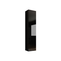 HÄNGEVITRINE 180 Vigo - Schwarz Hochglanz/Schwarz, Holzwerkstoff (40/180/30cm) - MIRJAN24