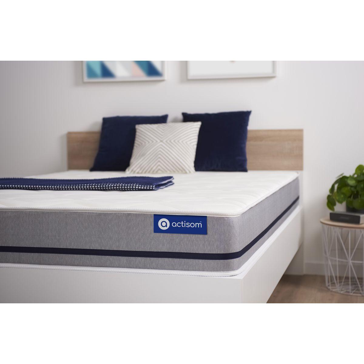 MATRATZE Actilatex soft Latex und Memory-Schaum 80 x 200 cm h2 - Weiß, Textil (80/200cm) - ACTISOM