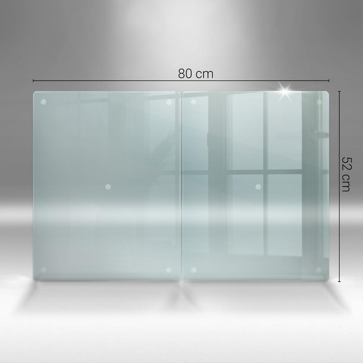 HERDABDECKPLATTE (2stk.) 40x52 cm Transparent - Transparent, Glas (40/0.4/52cm) - TULUP