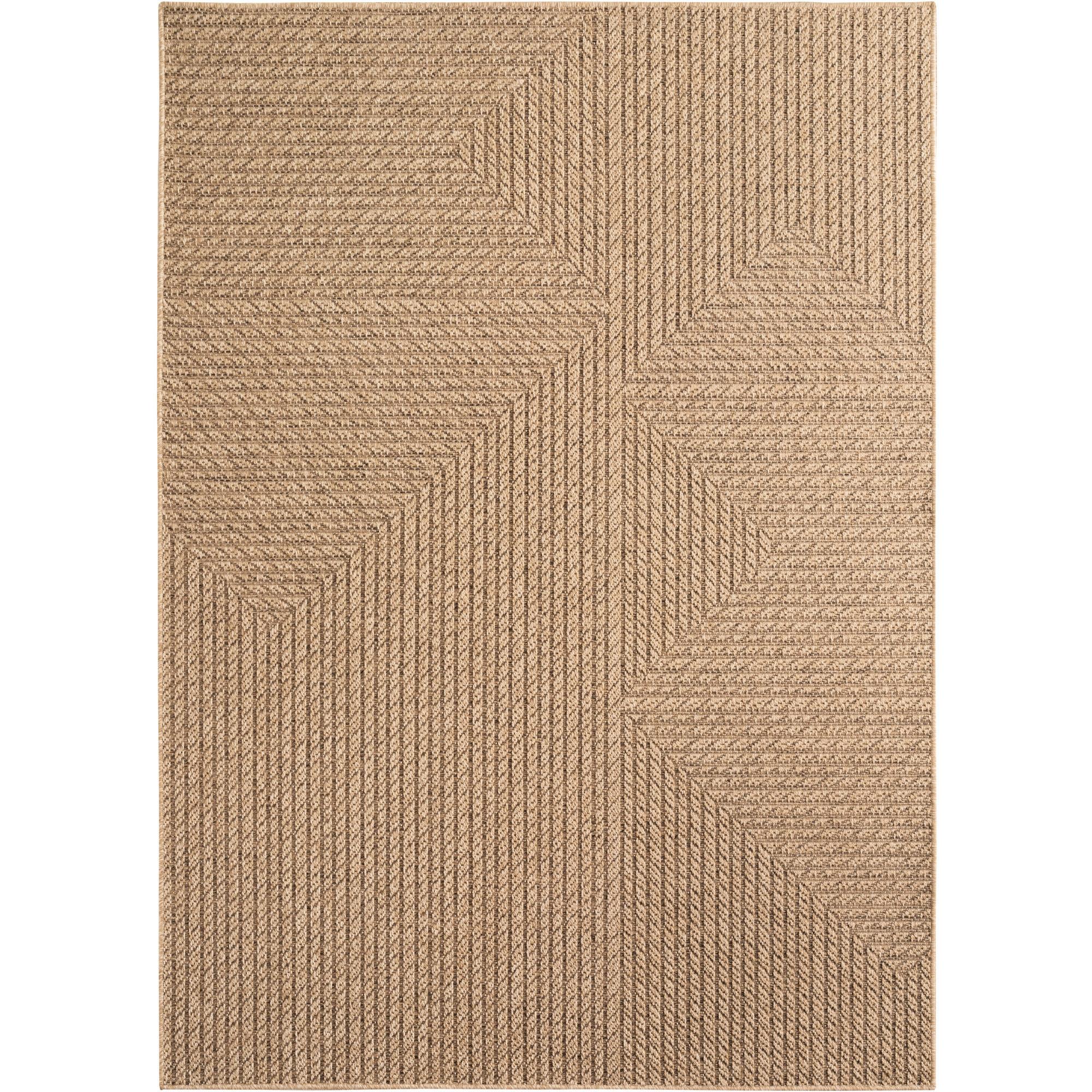 TEPPICH Outdoor ARLBERG in Beige, in Jute-Optik, aus Polypropylen, 160 x 230 cm - Beige, Textil (230/160cm) - KADIMA DESIGN