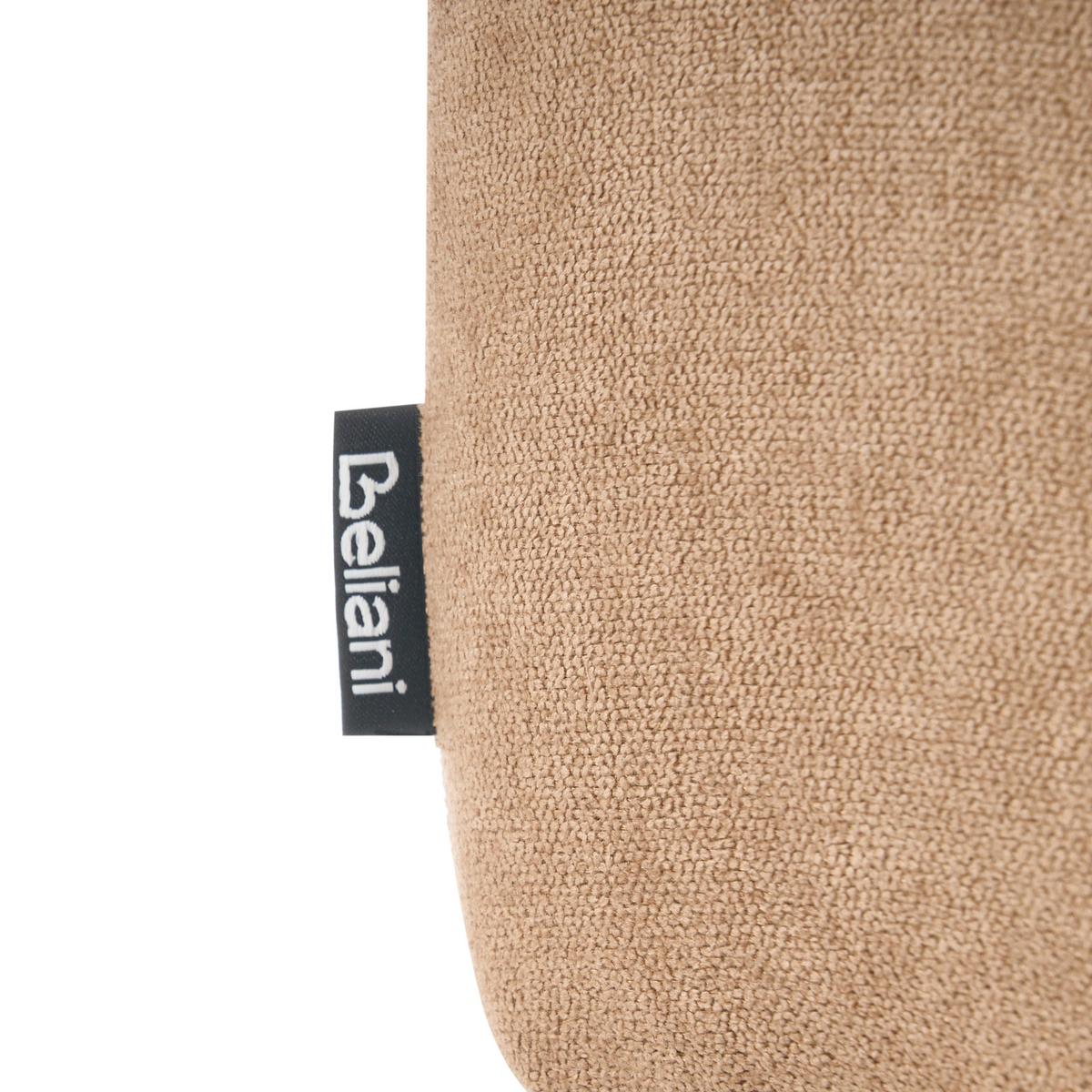 POLSTERBANK Stoff Beige Littleton - Beige, Textil (86/38/30cm) - Beliani