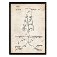 POSTER Bügelbrett Patent A3 Rahmenlos - Klar, Papier (29.7/5/42cm) - Nacnic