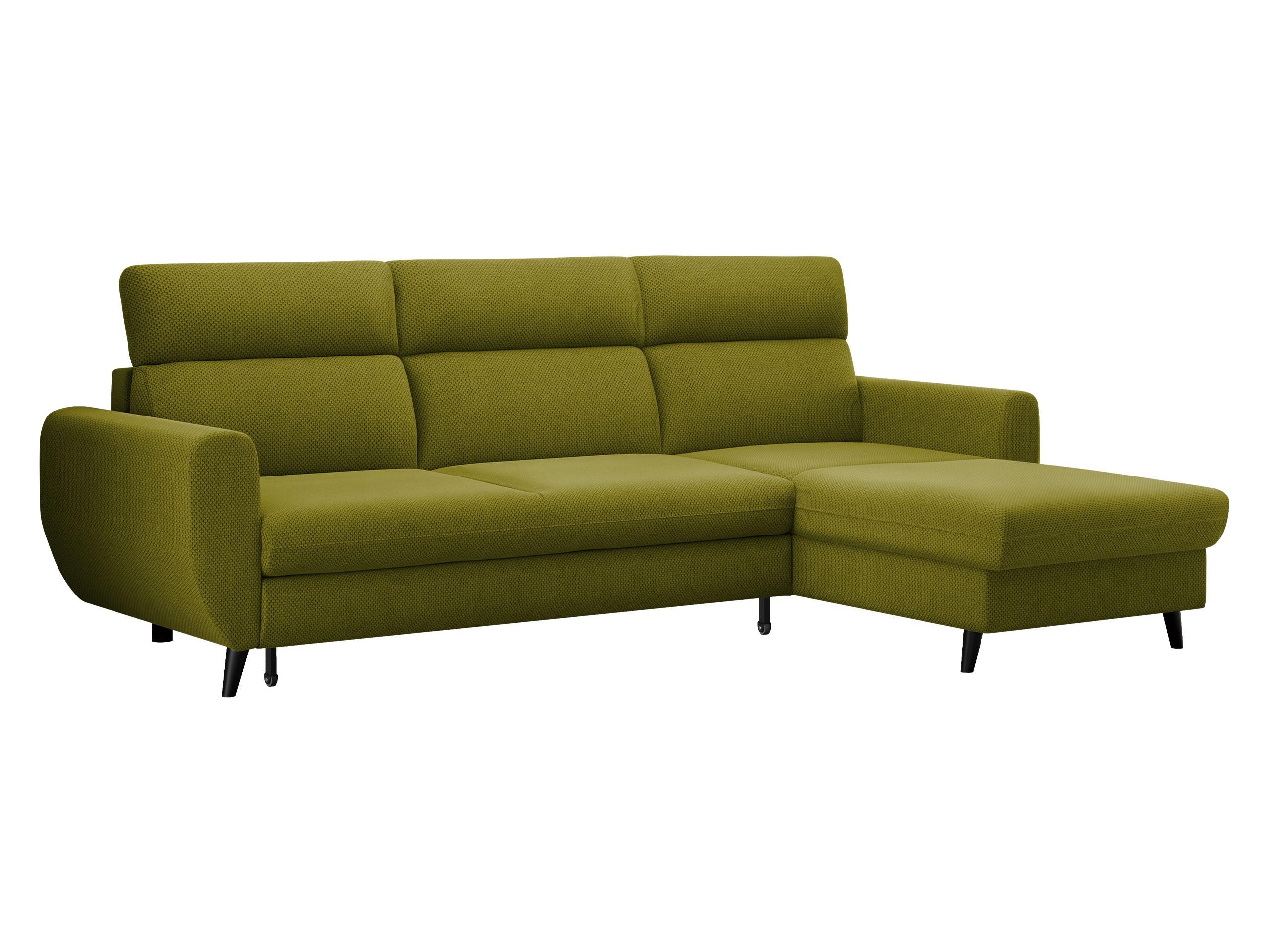 ECKSOFA Torro Mini, Seite: Rechts - Grün, Holz/Textil (258/168cm) - MIRJAN24