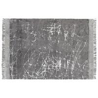 KURZFLOR-TEPPICH Hanli 230/160 cm - Grau, Naturmaterialen (160/230cm) - Beliani
