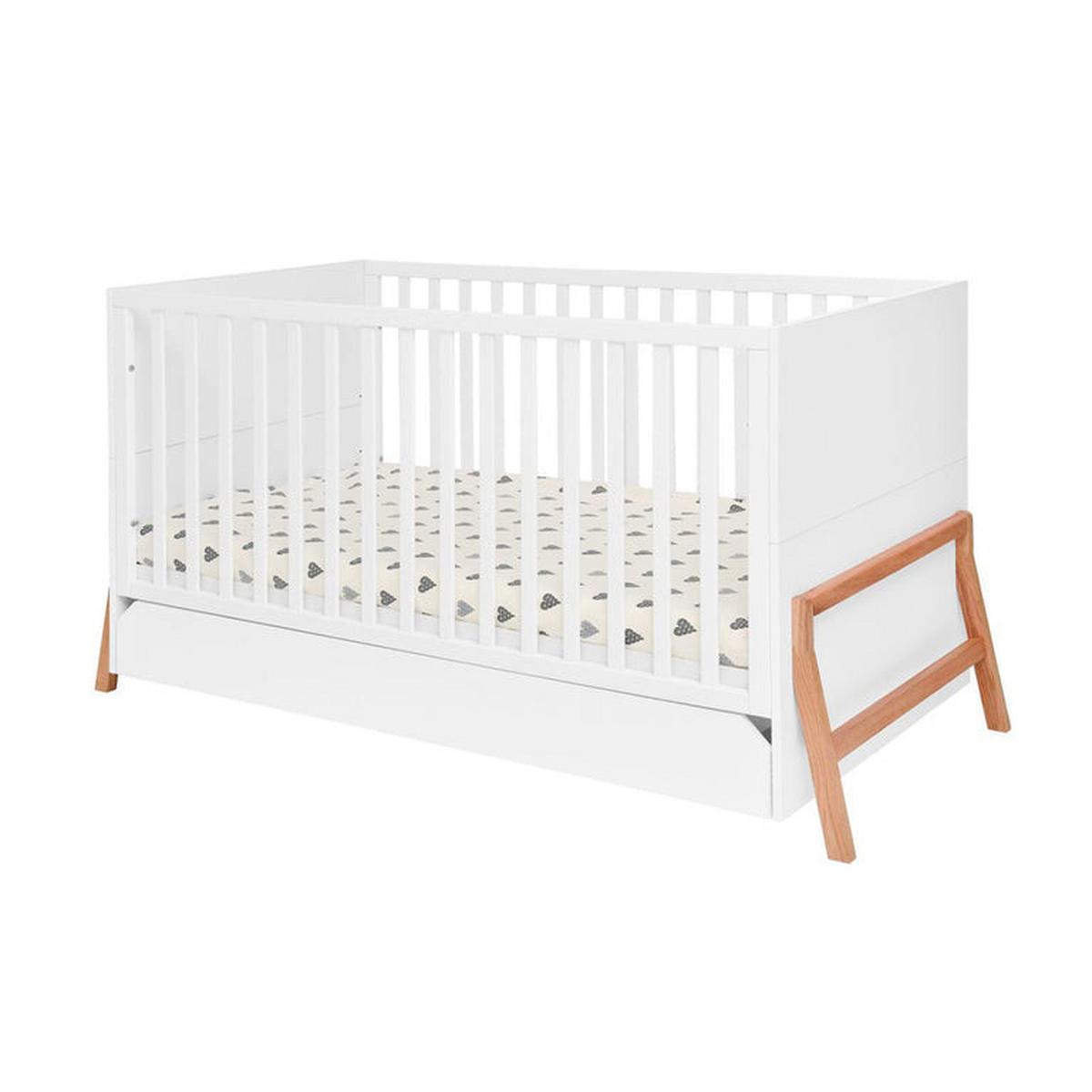 GITTERBETT 70/140 Weiß - Weiß, Holzwerkstoff (70/140cm) - Petits-meubles