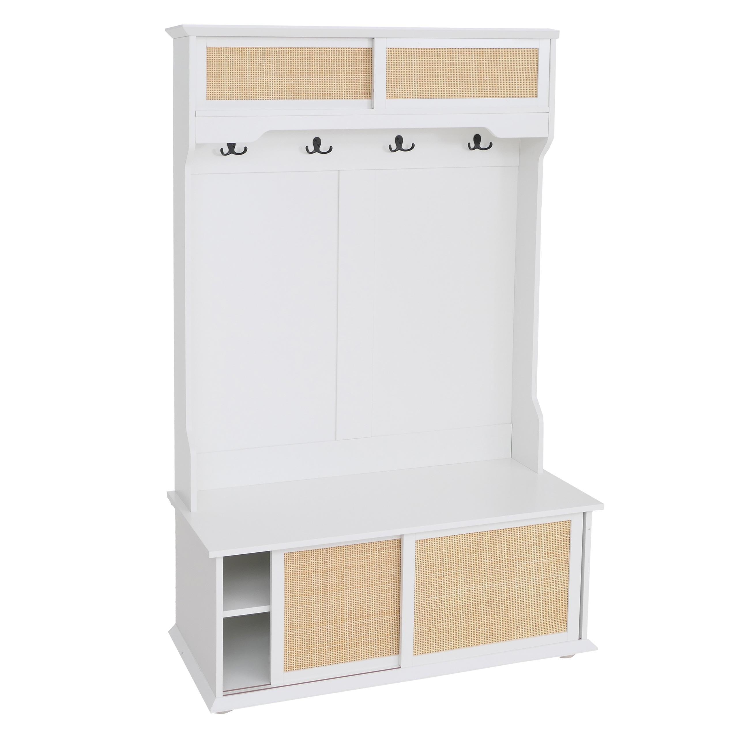 GARDEROBE Weiß - Weiß, Holz (100/163/47cm) - MCW