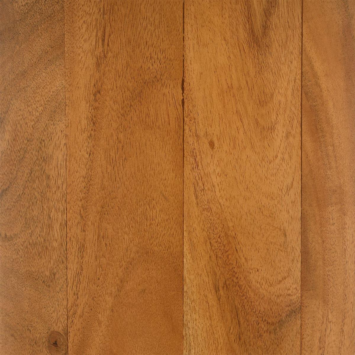 COUCHTISCH YAMUNA weiß/natur - Weiß/Naturfarben, Holz/Naturmaterialen (60/60/42cm) - IDIMEX