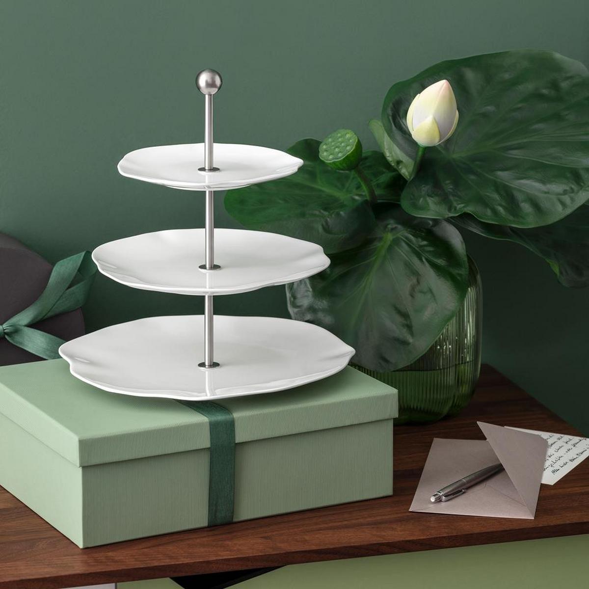 ETAGÈRE Pura weiß 26 cm - Weiß, Keramik (27.2/26cm) - Villeroy & Boch