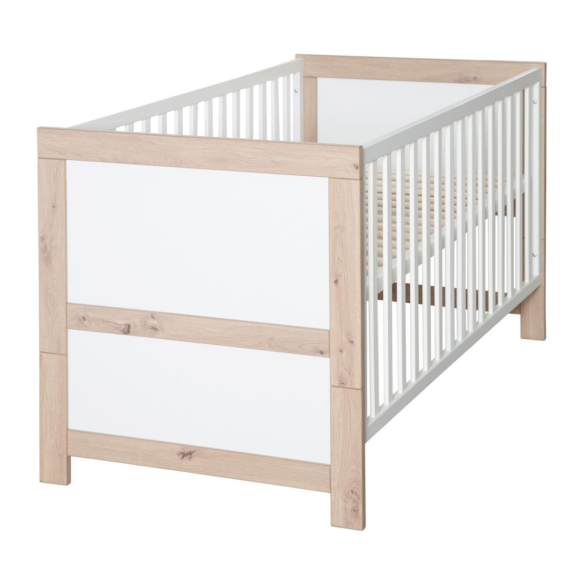 BABYZIMMERSET Malo 2-teilig - Weiß, Holzwerkstoff (144/98.5/76cm) - Roba