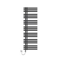 BADHEIZKÖRPER elektrisch Iron EM 500x1600 mm Anthrazit mit Heizstab 1200W - Anthrazit, Metall (50/160/3cm) - LuxeBath