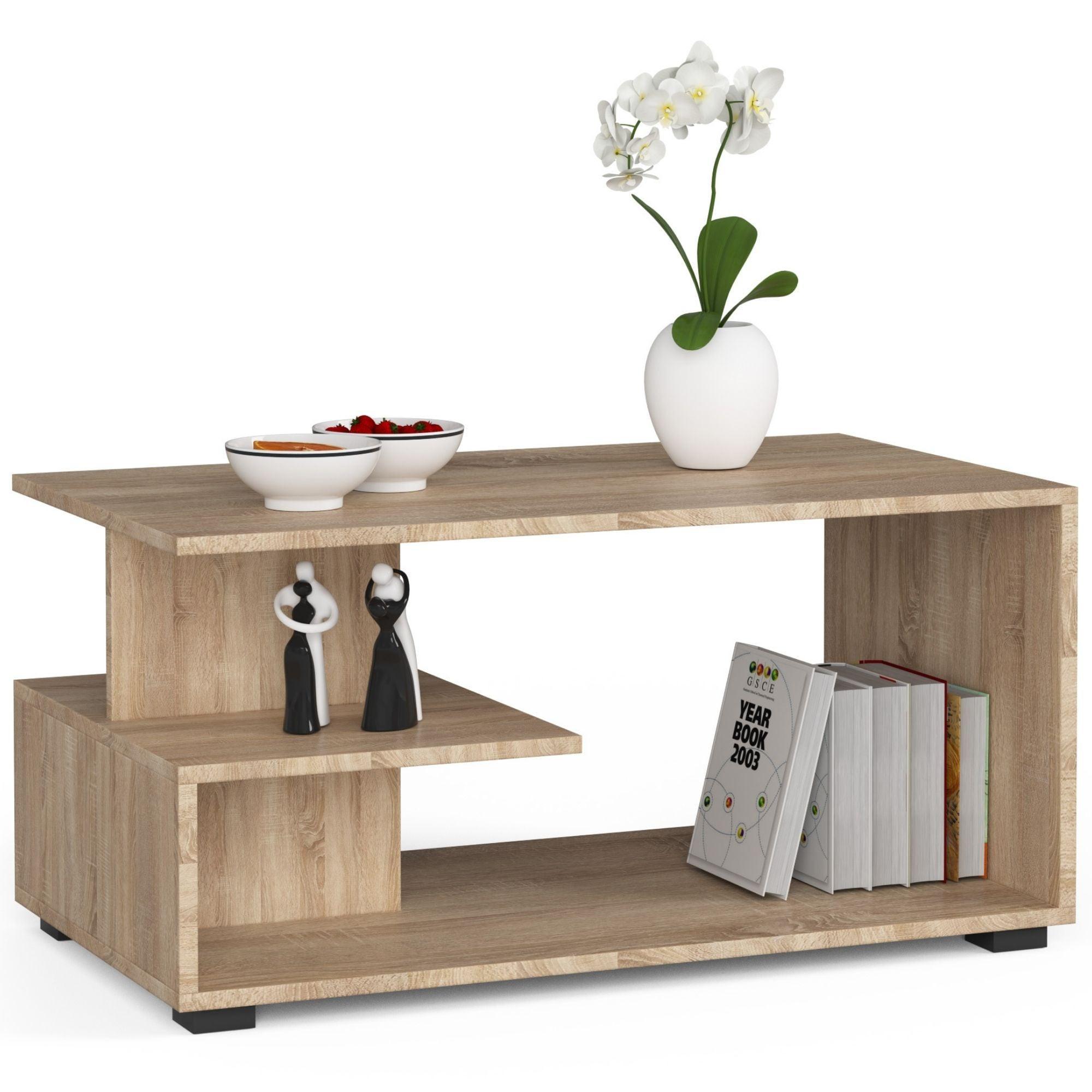 COUCHTISCH Eiche Sonoma 45/90/51 - Sonoma Eiche, Textil (51/90/45cm) - RAUMHIRSCH FURNITURE