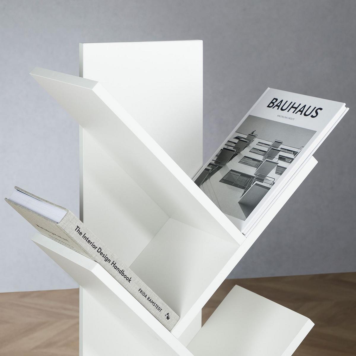 BÜCHERREGAL JULES weiß - Weiß, Holzwerkstoff (48/116/23cm) - IDIMEX