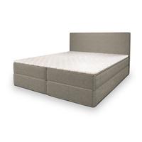 BOXBETT PELLIO 160x200 cm mit Matratze und Topper - Beige - Beige, Holz (160/200cm) - MASSENO