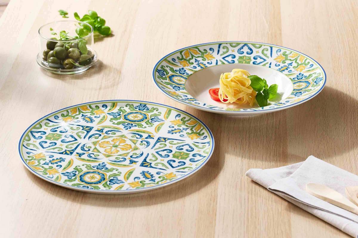 PASTATELLER Roma Verde grün ø 30,5 cm 12er Set - Grün, Keramik (30.5cm) - Ritzenhoff Breker
