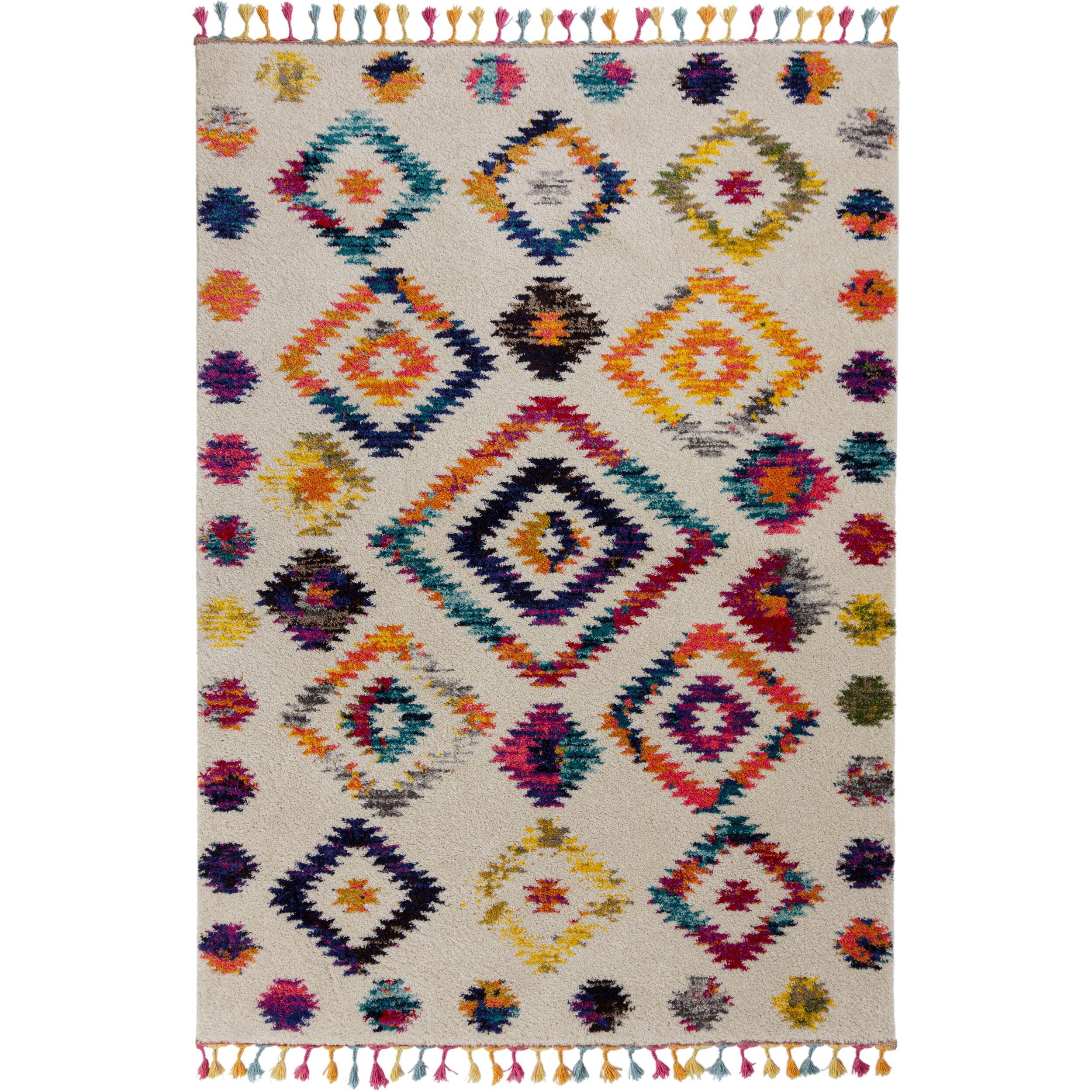 TEPPICH ARUN, geometrisch-abstrakt, Bunt, 120 x 170 cm - Multicolor, Textil (170/120cm) - KADIMA DESIGN
