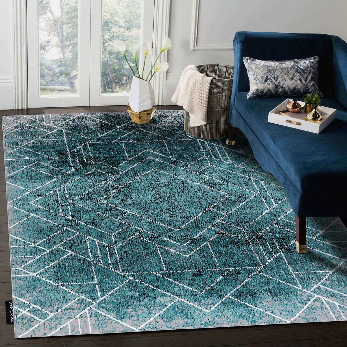 TEPPICH De Luxe 160/220 cm - Grau, Textil (160/220cm) - rugsX