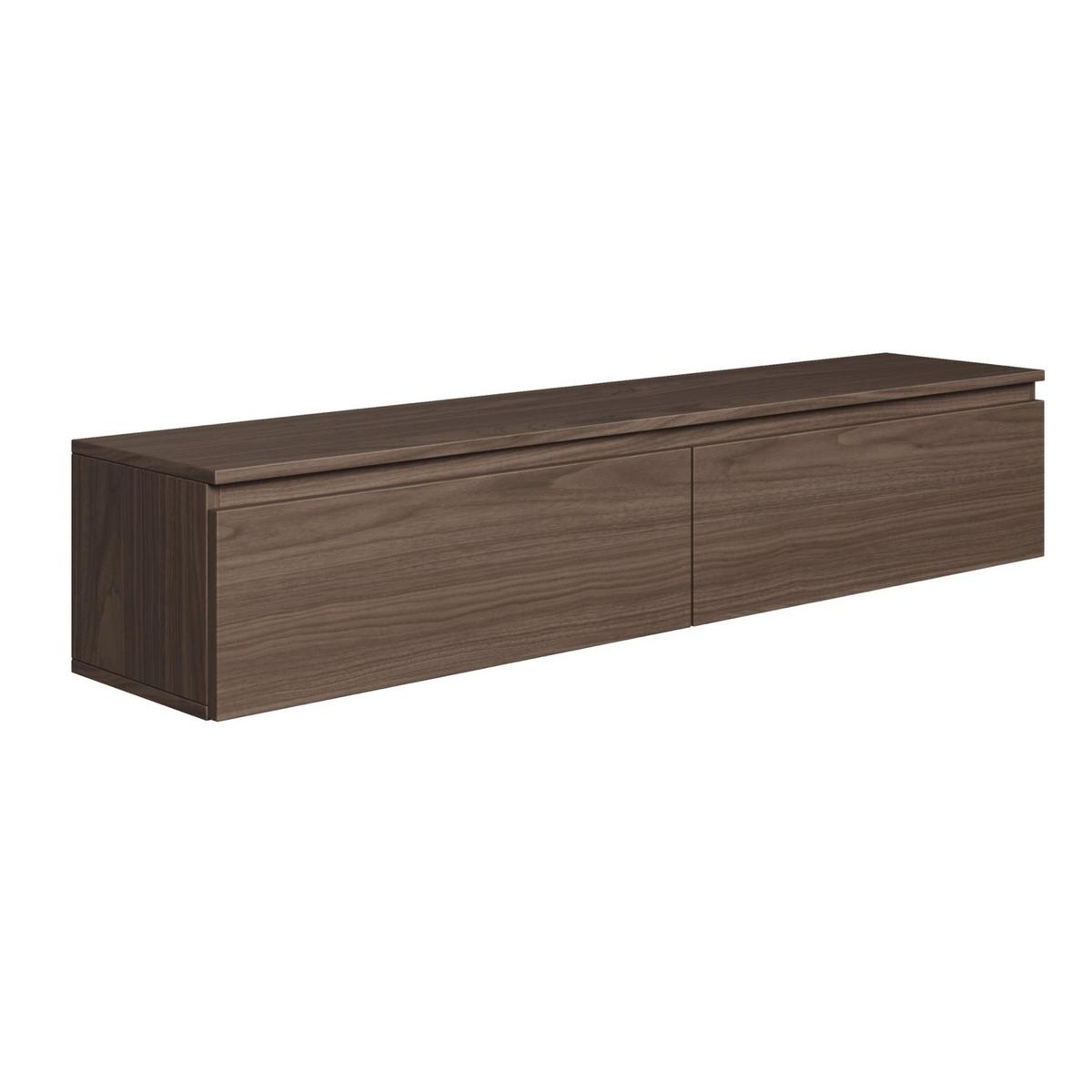 TV-LOWBOARD Bemmi Walnuss Wisconsin 150 cm - Dunkelbraun, Holzwerkstoff (150/28.4/31.8cm) - Selsey