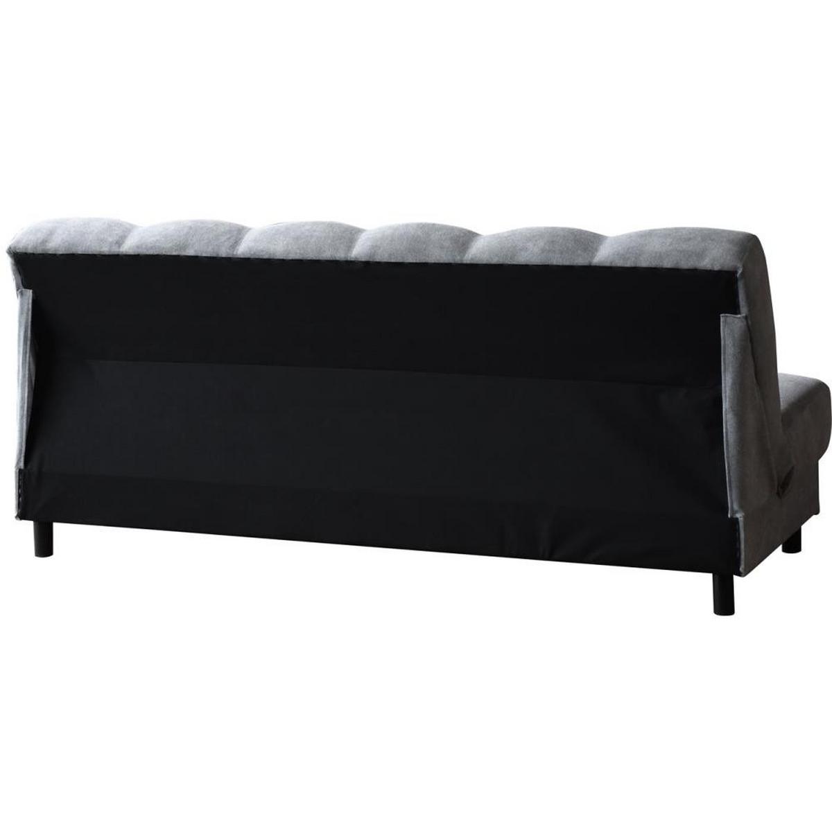 3-SITZER SOFA Simon hellgrau - Hellgrau, Textil (195/88/88cm) - Beautysofa