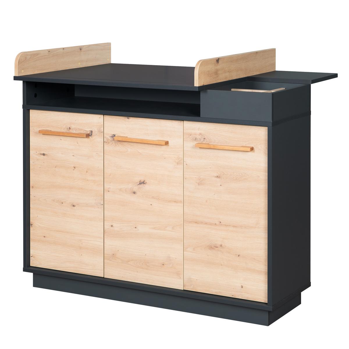 BABYZIMMER-SET Lenn 2-teilig - Multicolor, Holzwerkstoff (76/82/144cm) - Roba