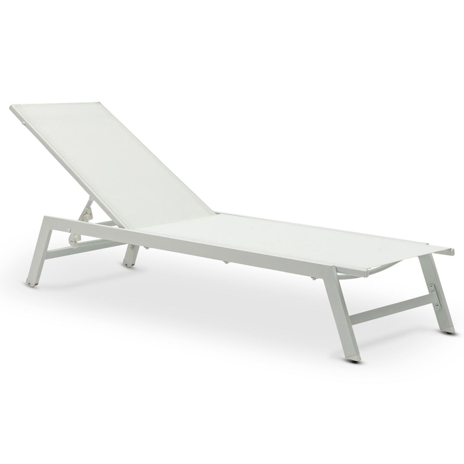 GARTENLIEGE ESPIRITU - Creme, Textil/Metall (192/31/55cm) - IDIMEX