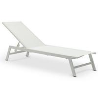 GARTENLIEGE ESPIRITU - Creme, Textil/Metall (192/31/55cm) - IDIMEX