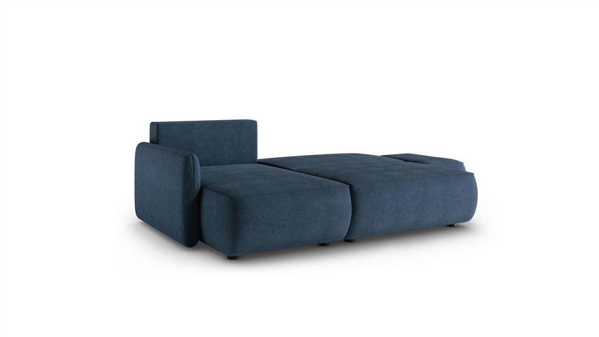 ECKSOFA Luka Mit Schlaffunktion - Blau, Holzwerkstoff/Textil (229/148cm) - Fun Möbel
