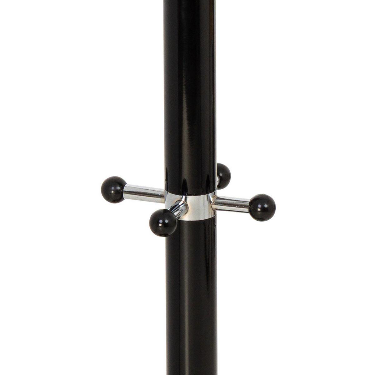 GARDEROBE aus metall 36x173cm - Schwarz, Metall (36/173/36cm) - Wanderlust
