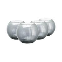 WINDLICHTER Elysia ø 19 cm 4er Set - Grau, Glas (19/16/19cm) - Ritzenhoff Breker