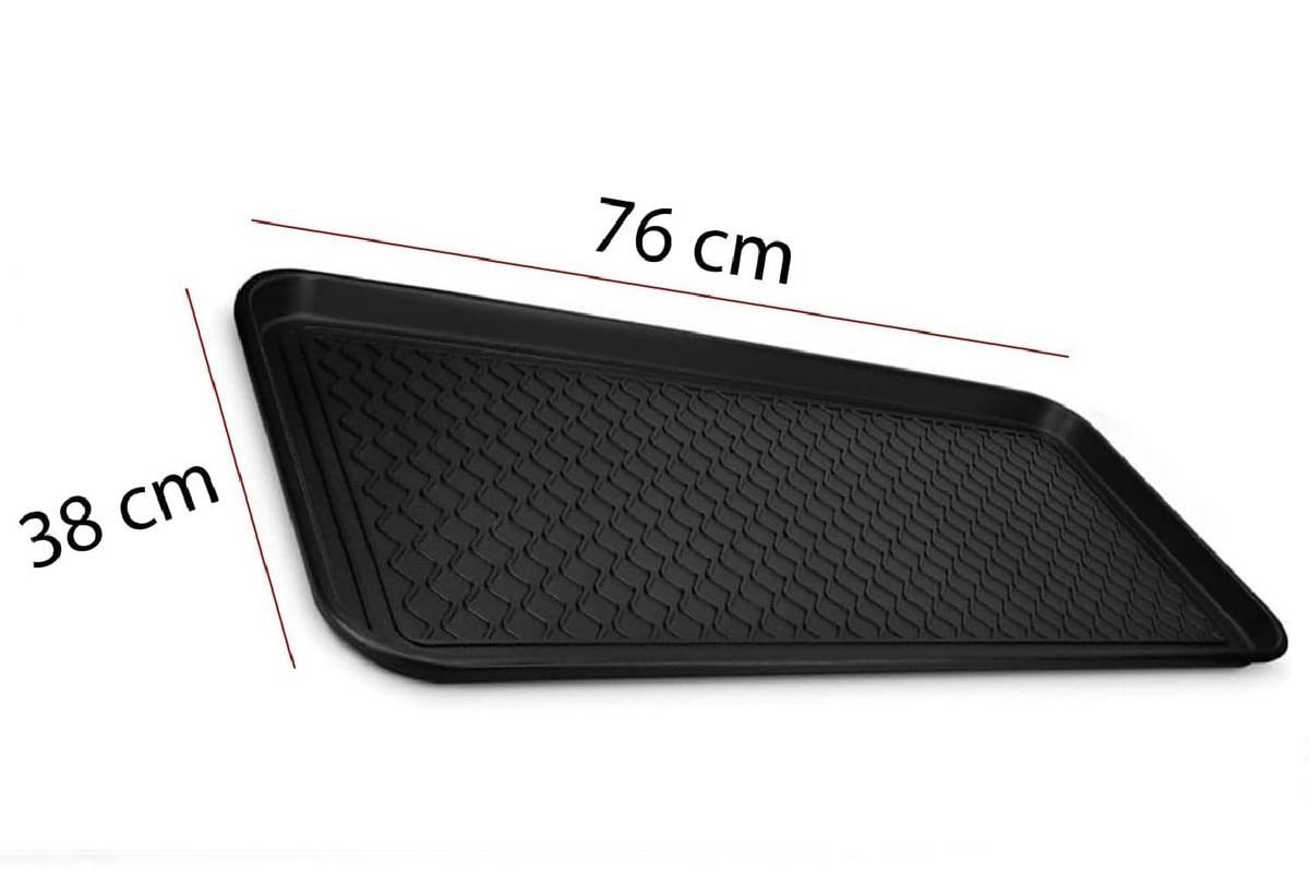 SCHUHABTROPFSCHALE XXL 76x38 cm - Schwarz, Kunststoff (76/38cm) - Idohome