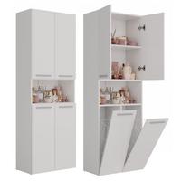 BADEZIMMERSCHRANK Weiß 60/174/30 - Weiß, Holzwerkstoff (60/174/30cm) - RAUMHIRSCH FURNITURE