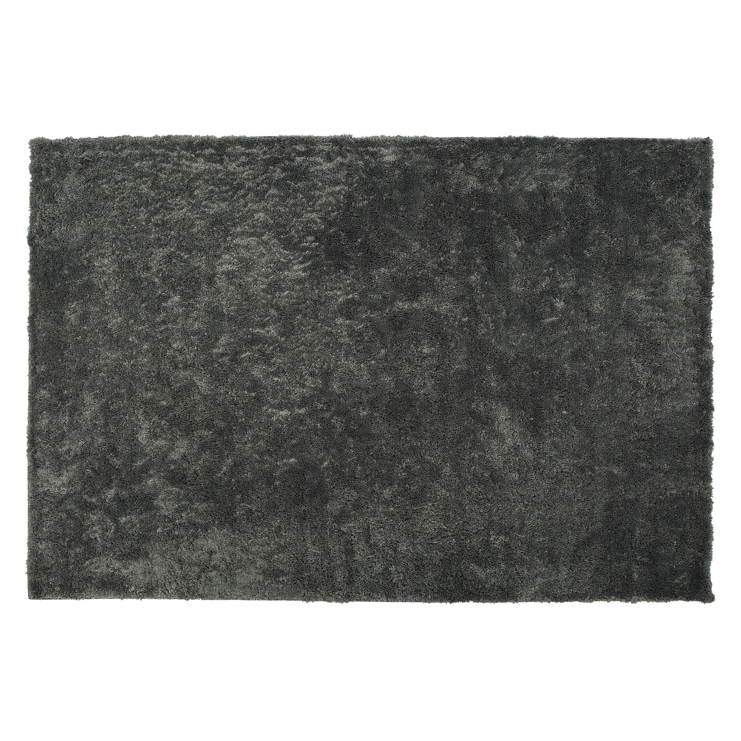 SHAGGY-TEPPICH Evren 200/140 cm - Grau, Kunststoff (140/200cm) - Beliani