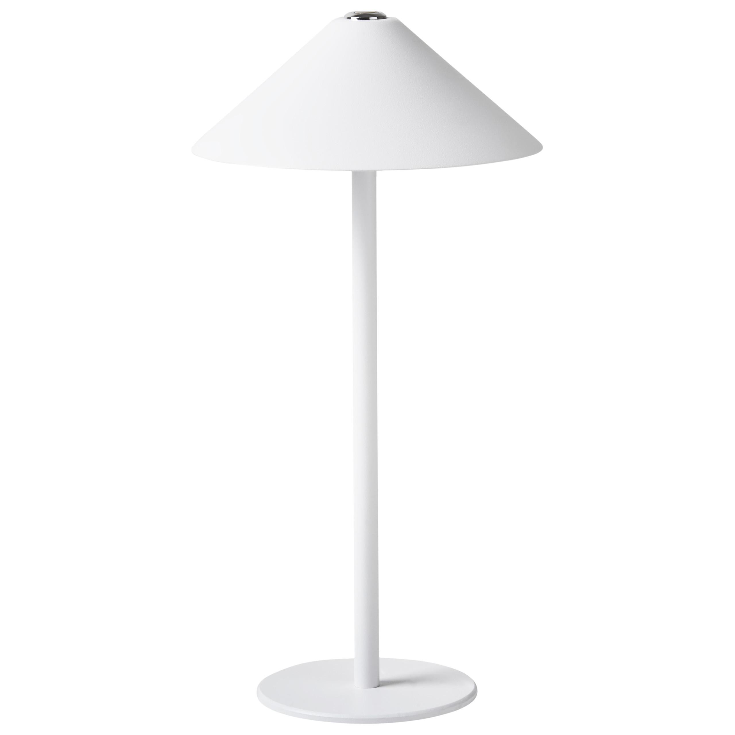 LED-TISCHLEUCHTE Weiß Francoli - Weiß, Metall (15/15/31cm) - Beliani