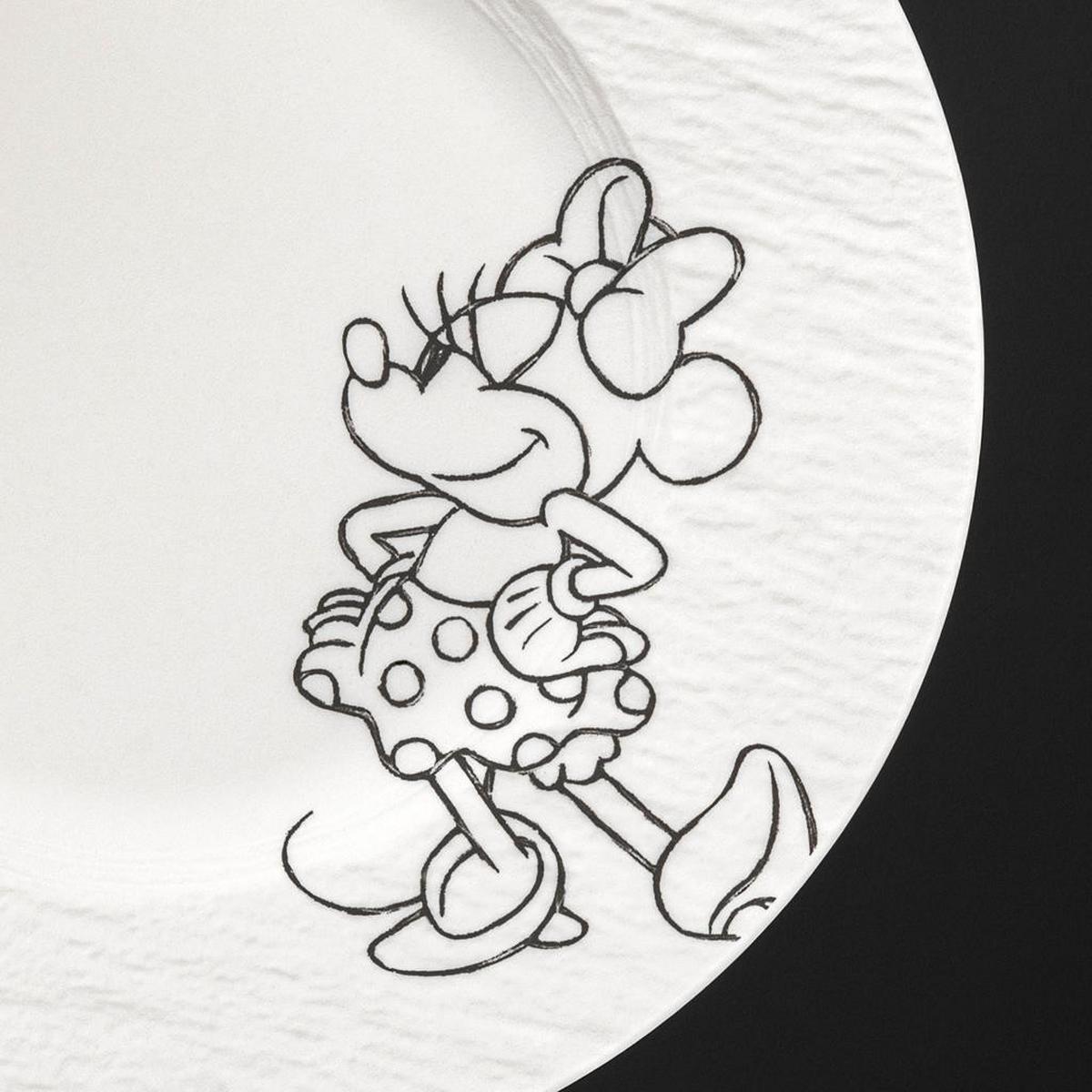 FRÜHSTÜCKS-SET Manufacture Rock blanc – Mickey Mouse weiß 4-tlg. - Weiß, Keramik (23/11.5/23cm) - Villeroy & Boch