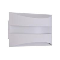LED-WANDLEUCHTE Twinkling 21/13/8 cm - Weiß, Metall (13/8/21cm) - ZMH