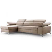 ECKSOFA Bardi Beige Noel 17 Ausführung: links - Hellgelb, Textil (287/174cm) - imoebel24