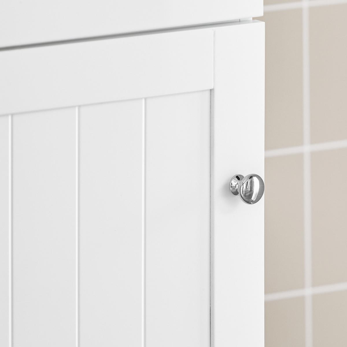HOCHSCHRANK Weiß - Weiß, Holzwerkstoff (40/161/35cm) - SoBuy