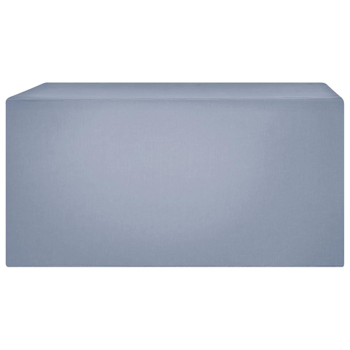 REGENSCHUTZ für Rattantruhe 169/88/83 Regenschutz Modena - Grau, Kunststoff (169/88/88cm) - Beliani