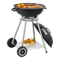 RUNDGRILL Apricena - Schwarz, Metall (48/80cm) - casa.pro