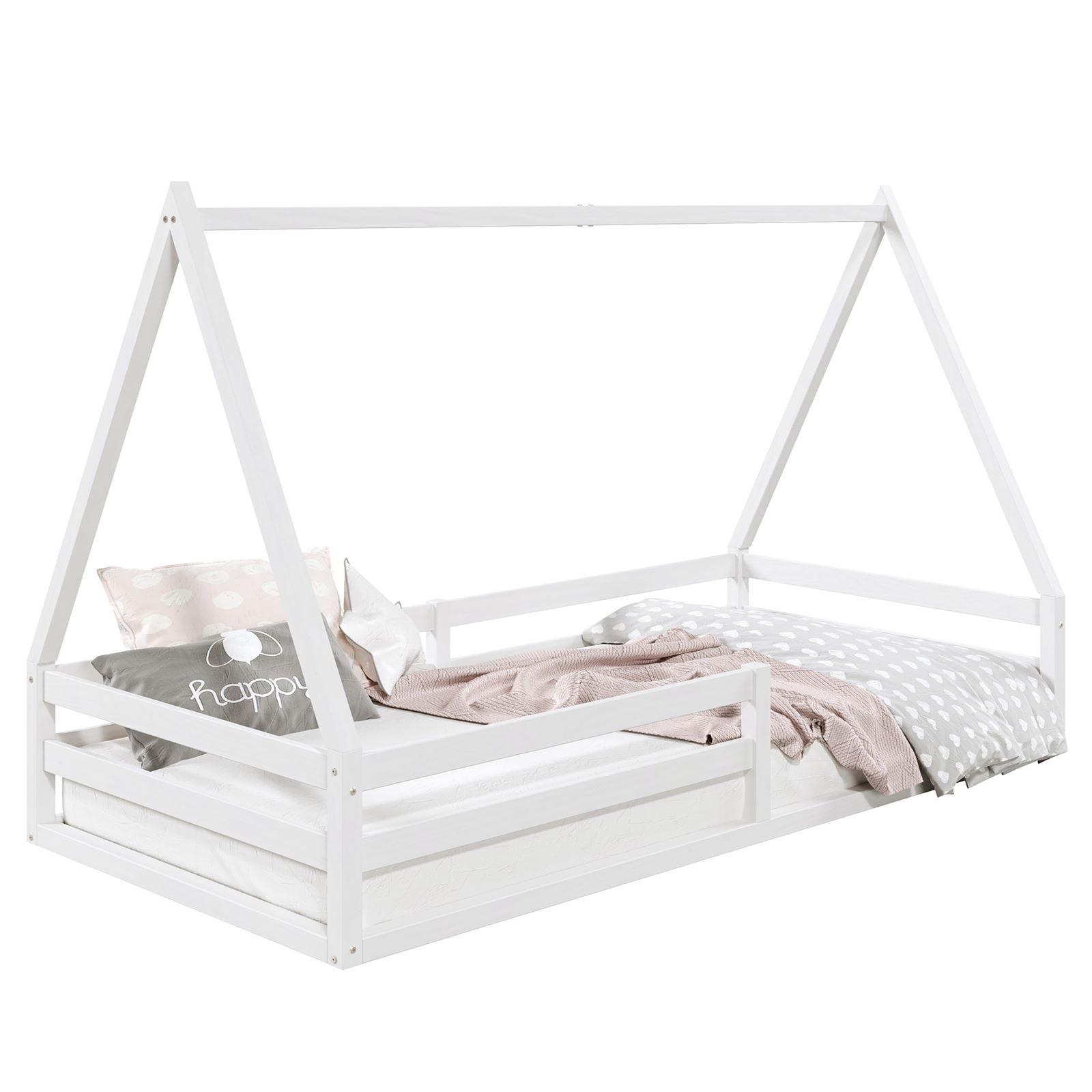HAUSBETT SILA 90x200 cm weiß - Weiß, Holz (96/152/206cm) - IDIMEX