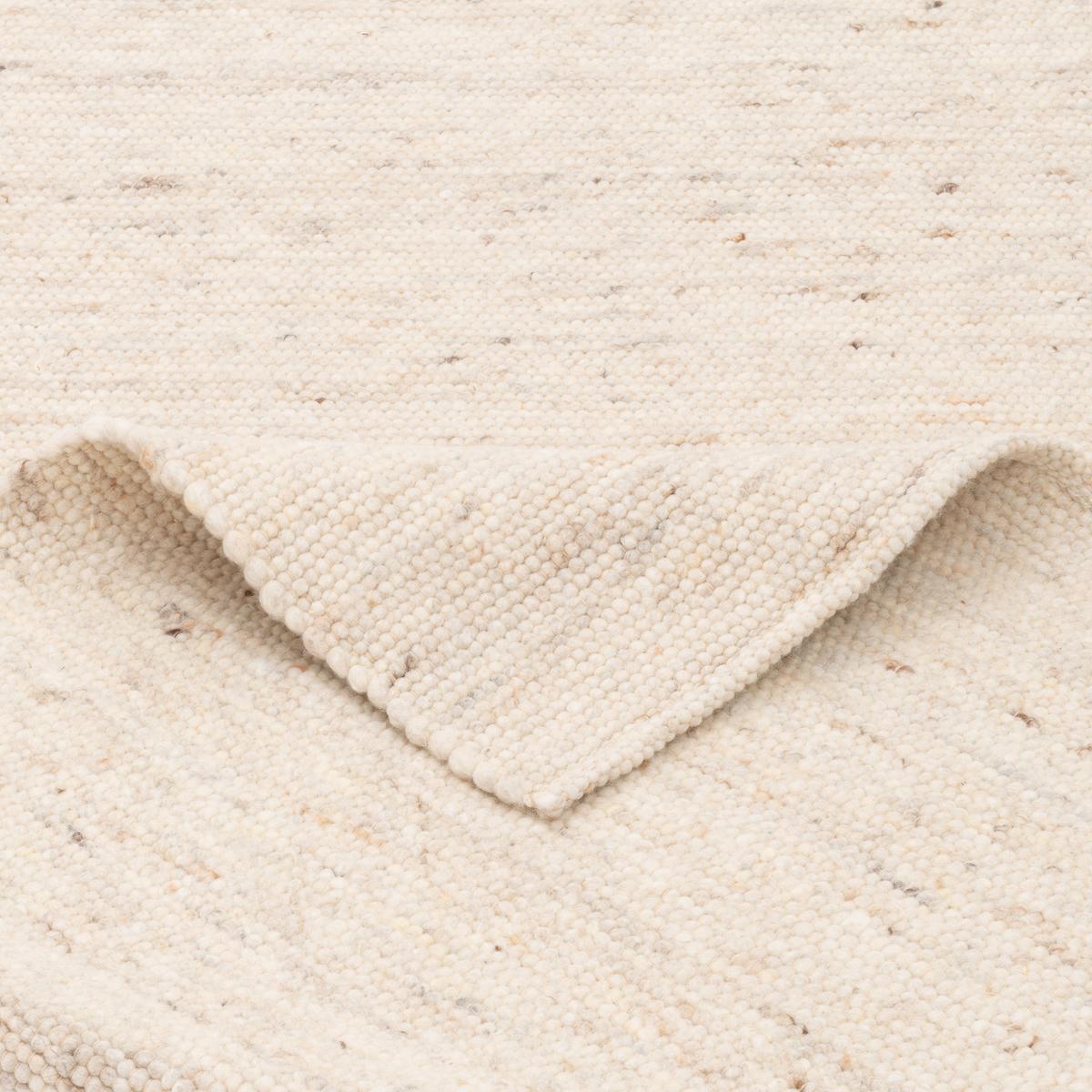 NATUR TEPPICH WOLLE ALASKA MELIERT - Beige, Textil (60/90cm) - Pergamon