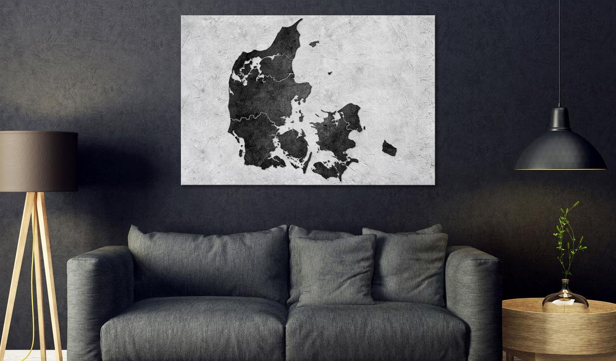 PINNWANDBILDER Schwarz-Weiß 120/80 cm - Schwarz, Naturmaterialien/Textil (120/80cm) - KUNSTLOFT