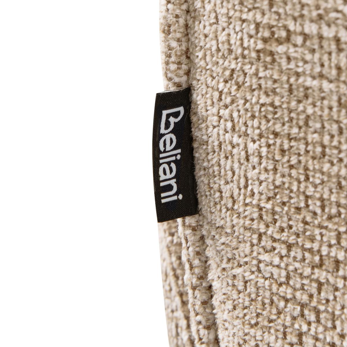 ESSZIMMERSTUHL Beige Mokena - Beige/Braun, Textil (58/90/66cm) - Beliani