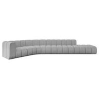 ECKSOFA modulares Sofa Tilmo-L2 - 490x194x70 cm Hellgrau - Hellgrau, Holzwerkstoff/Textil (490/194cm) - ALTDECOR