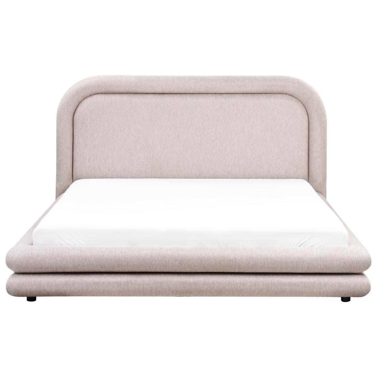 WASSERBETT 160x200 cm Beige Lavardens - Taupe, Textil (160/200cm) - Beliani
