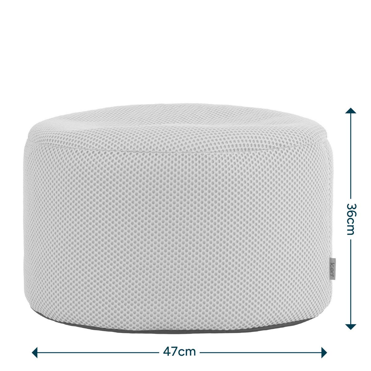 POUF Techmesh Gaming - Pink, Textil (47/36/47cm) - icon