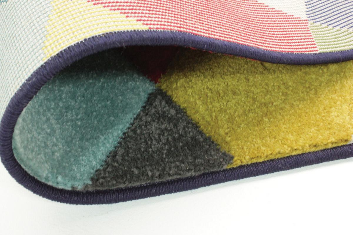 TEPPICH MEON, geometrisch, aus Polypropylen, Florhöhe 11 mm, Bunt, 200 x 290 cm - Multicolor, Textil (290/200cm) - KADIMA DESIGN