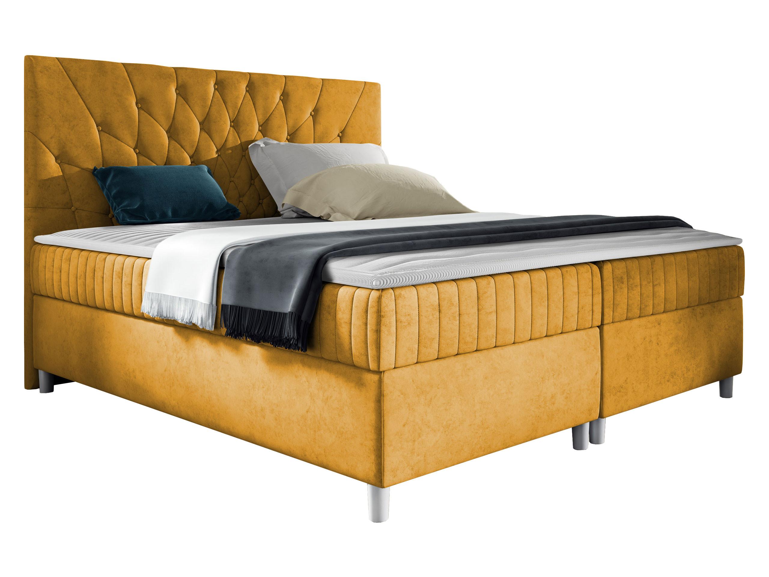 BOXBETT Prowansja - H3 - Gelb, Holz (160/200cm) - MIRJAN24
